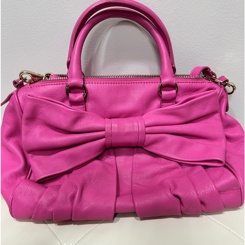 💯Bright Pink Valentino Red bag Authentic 💕